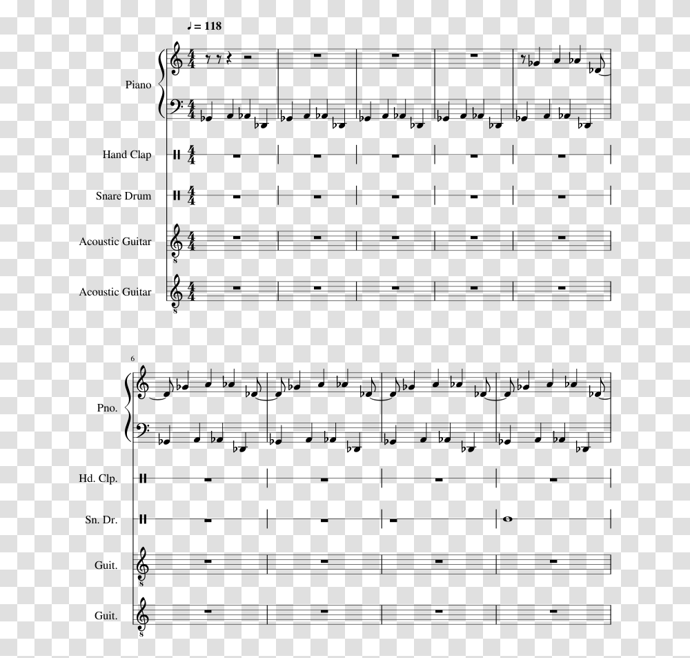 Triage At Dawn Sheet Music, Gray, World Of Warcraft Transparent Png