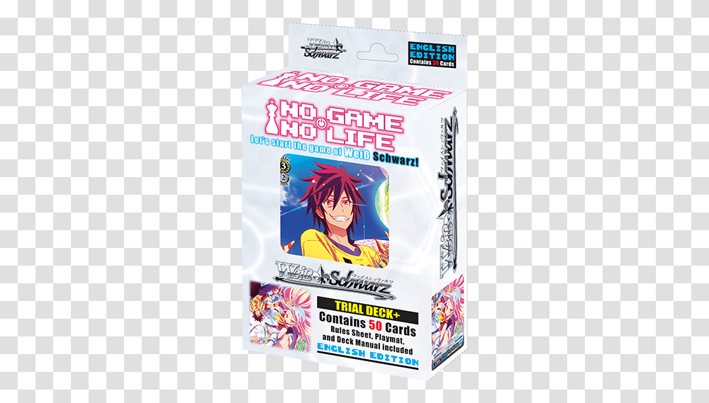 Trial No Game Life Wei Schwarz Weiss Schwarz No Game No Life, Flyer, Poster, Paper, Advertisement Transparent Png