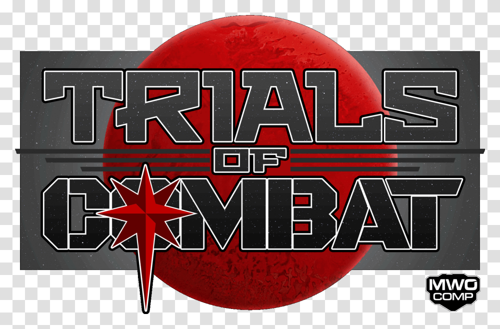 Trials Of Combat Logo Graphic Design, Star Symbol, Road Sign Transparent Png