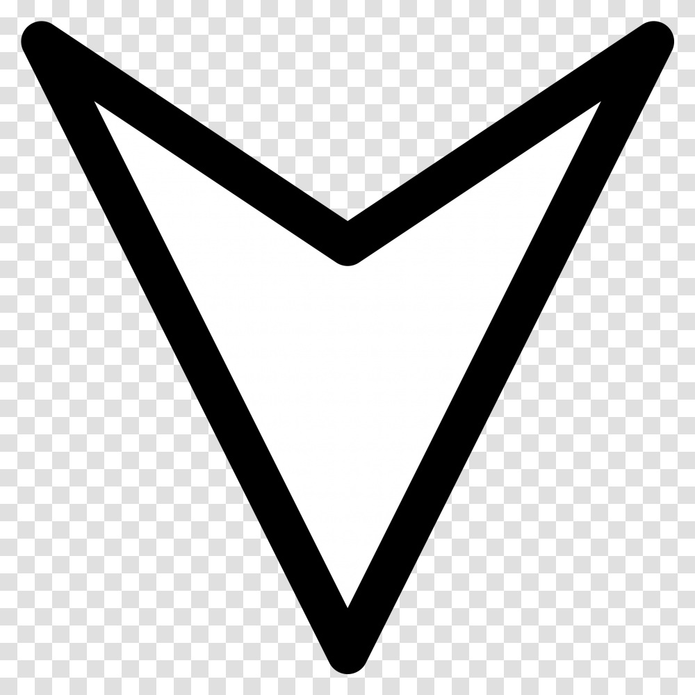 Triangle Arrow Down Down Arrow, Axe, Tool Transparent Png