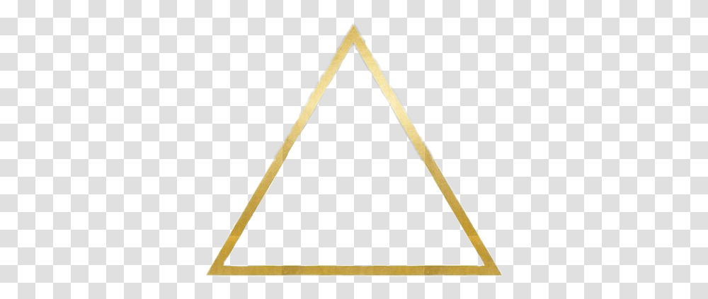 Triangle Background Gold Neon Lights Remixit Triangle Transparent Png