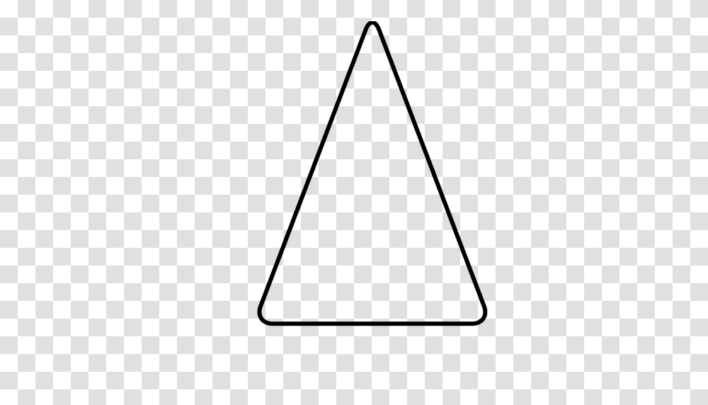 Triangle Basic Outline, Bow Transparent Png