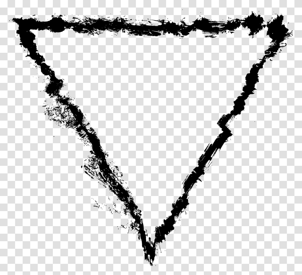 Triangle Black Grunge Border Triangleart Triangles, Gray, World Of Warcraft Transparent Png