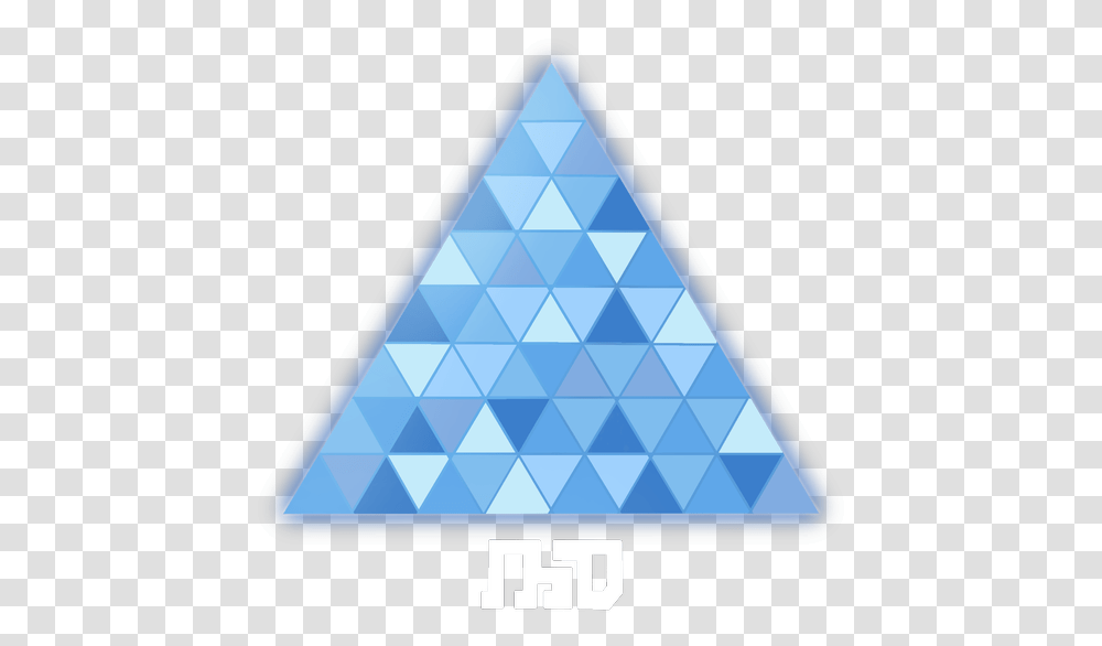 Triangle Blue Cyberlife Triangle By Maskei Triangle, Mobile Phone, Electronics, Cell Phone, Diamond Transparent Png