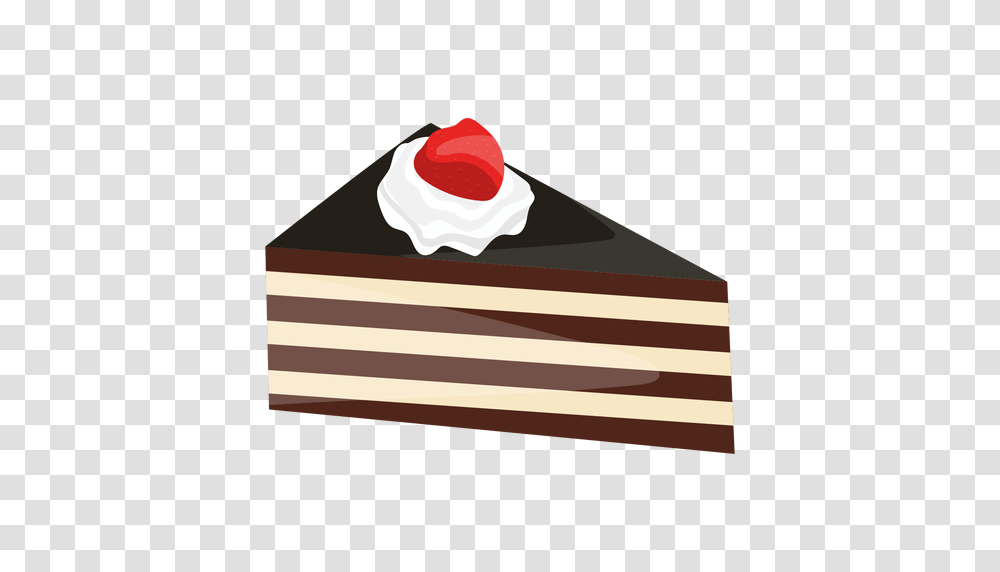 Triangle Cake Slice With Strawberry, Plant, Dessert, Food, Rug Transparent Png
