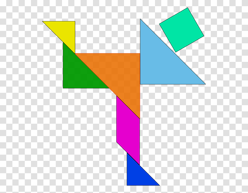 Triangle Clipart Graphic Shape Tangram Puzzles, Modern Art, Urban, Metropolis Transparent Png