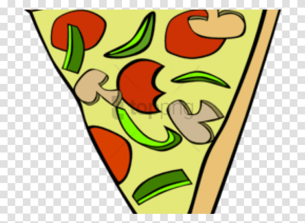 Triangle Clipart Pizza Clip Art Pizza Slices, Label, Outdoors Transparent Png