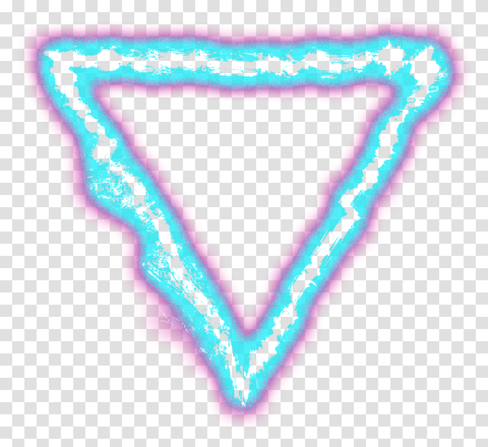 Triangle Colorful Gradient Triangleart Neon Heart, Person, Human Transparent Png