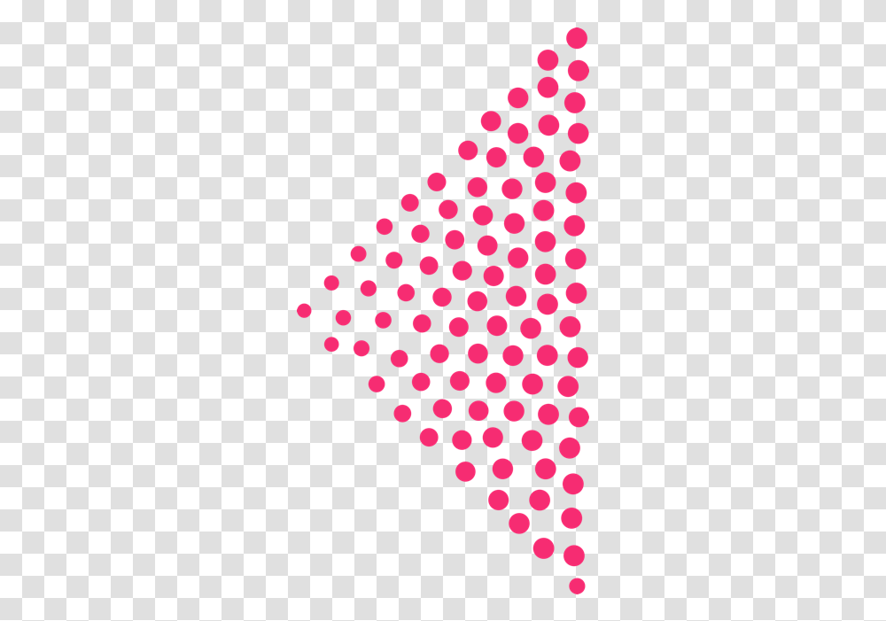 Triangle Dots Pink Arrow Frames Corners Borders Sticker Polka Dot Corner Border, Texture, Rug, Purple Transparent Png
