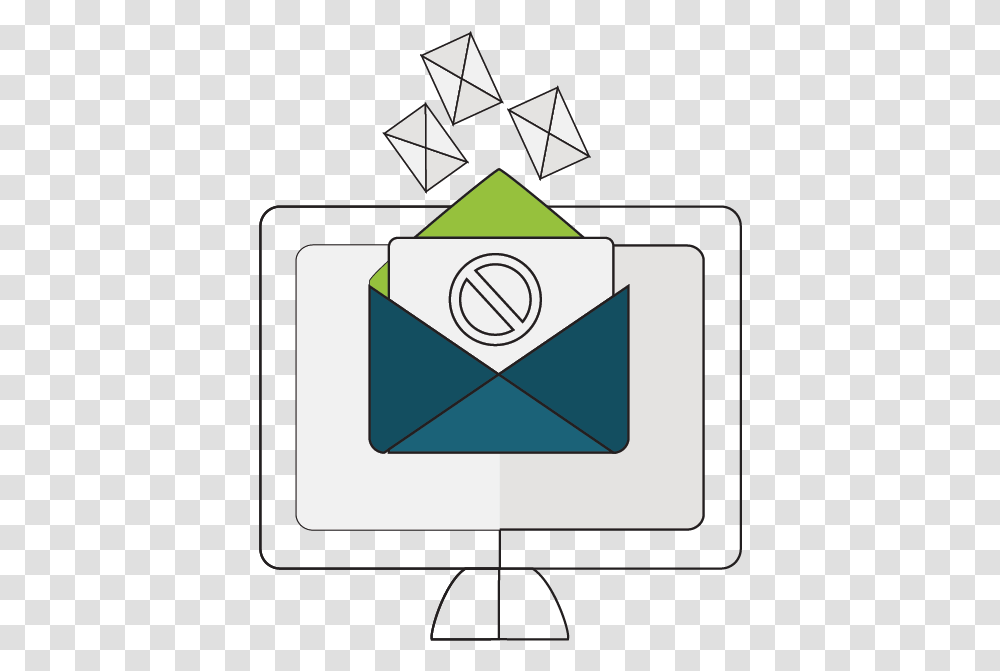 Triangle, Envelope, Mail, Airmail Transparent Png
