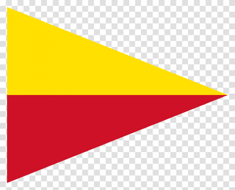 Triangle Flag Banner Red And Yellow Triangle Flag, Outdoors, Arrow, Astronomy Transparent Png