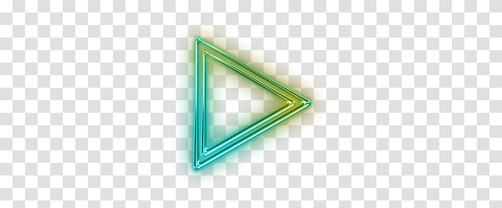 Triangle Green Blue Neon Freetoedit Overlay Sticker Neon, Mineral, Gemstone, Jewelry, Accessories Transparent Png