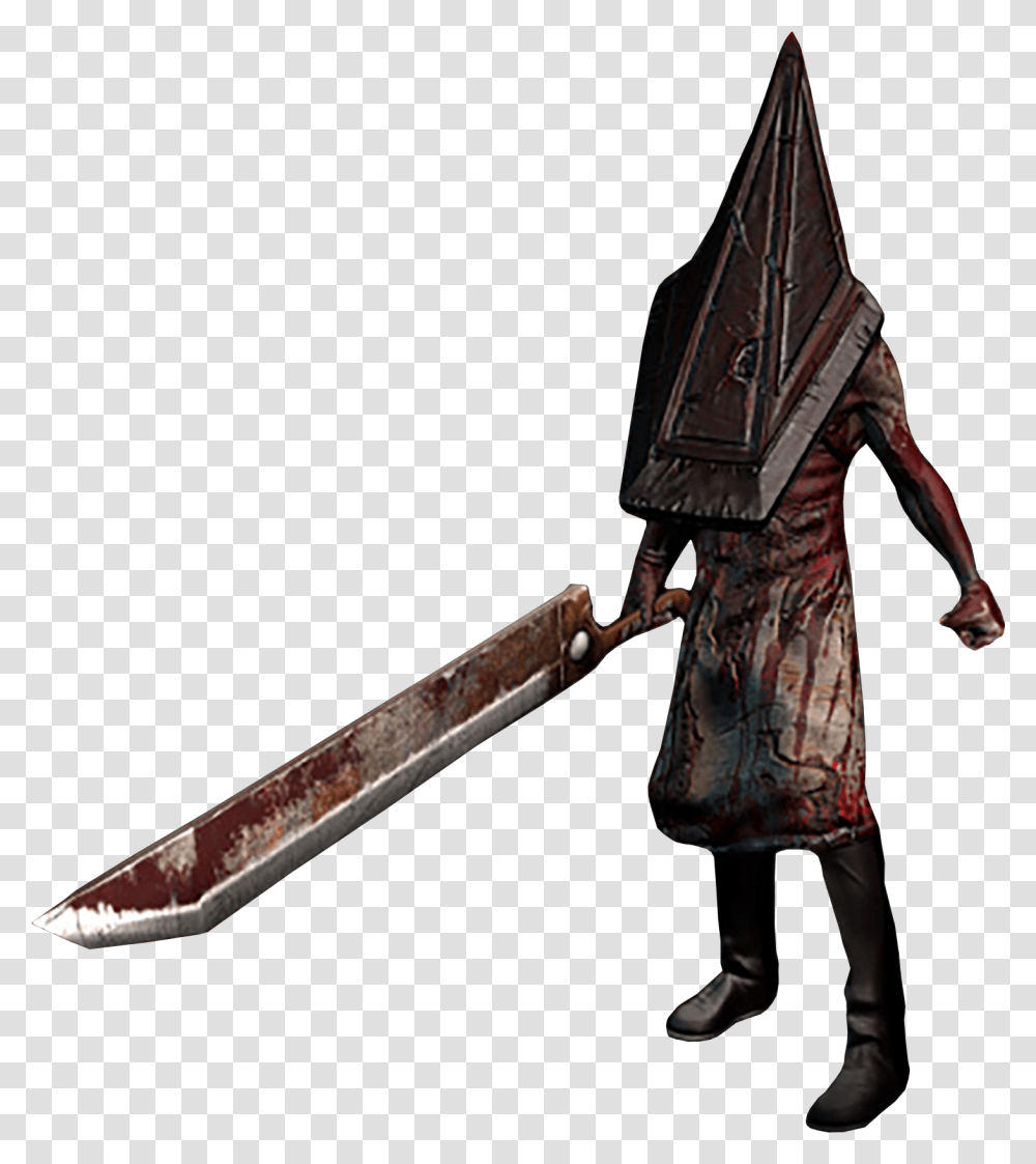 Triangle Guy Silent Hill, Person, Axe, Costume Transparent Png