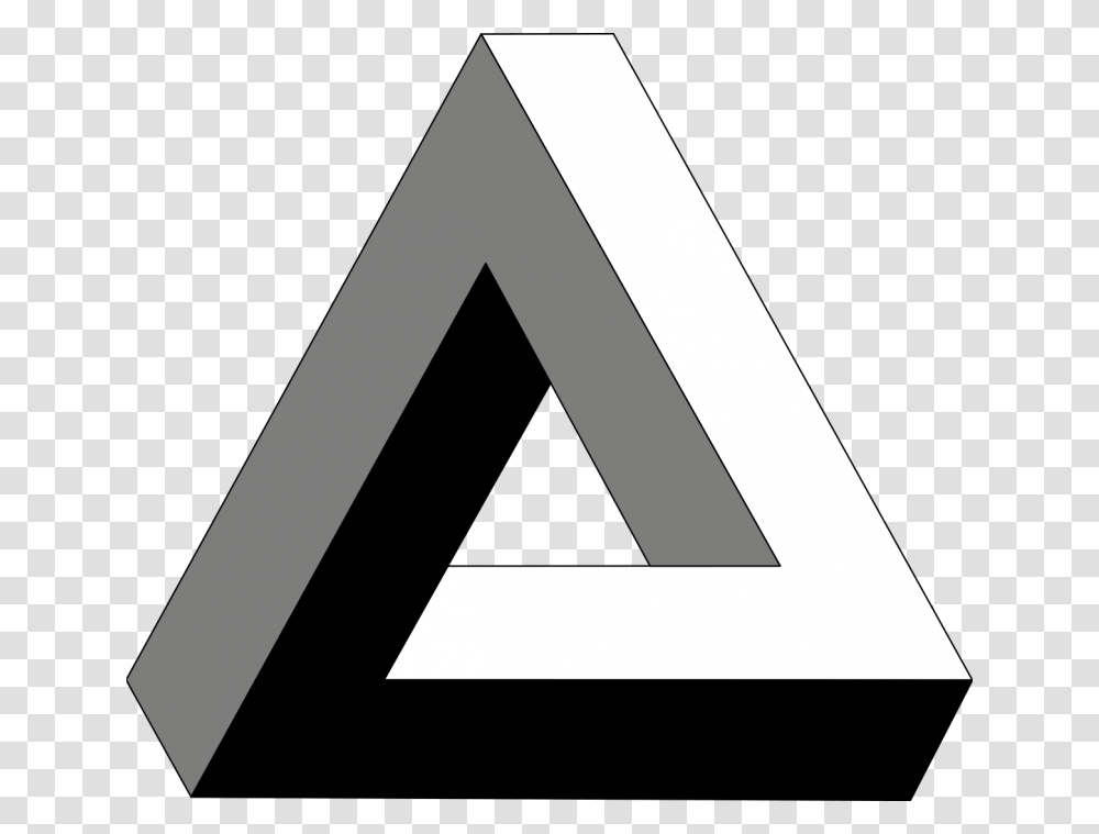 Triangle Illusion, Label Transparent Png