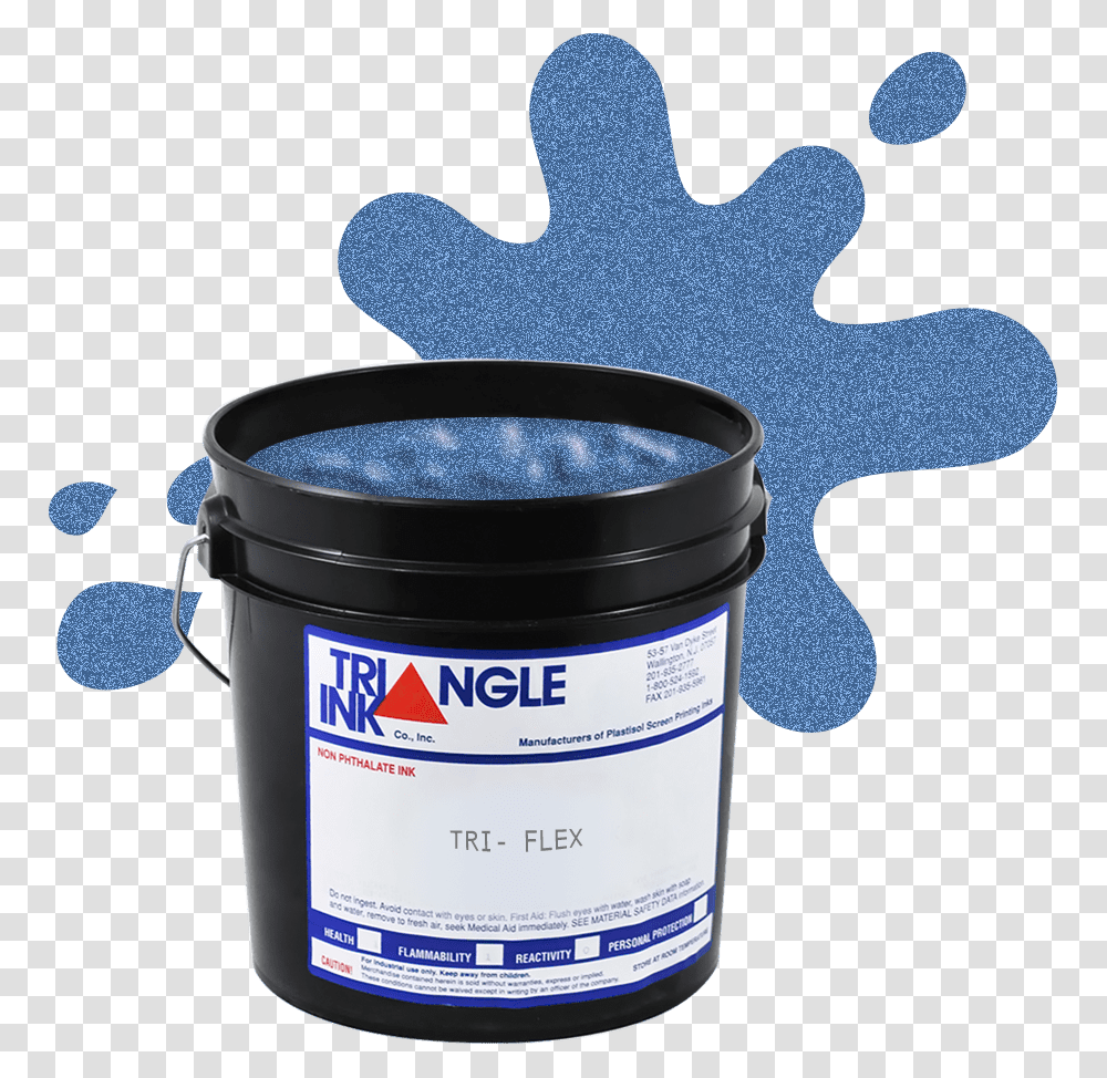 Triangle Ink, Paint Container, Bucket Transparent Png