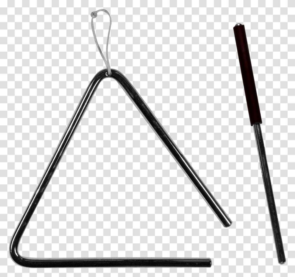 Triangle Instrument And Stick, Bow Transparent Png