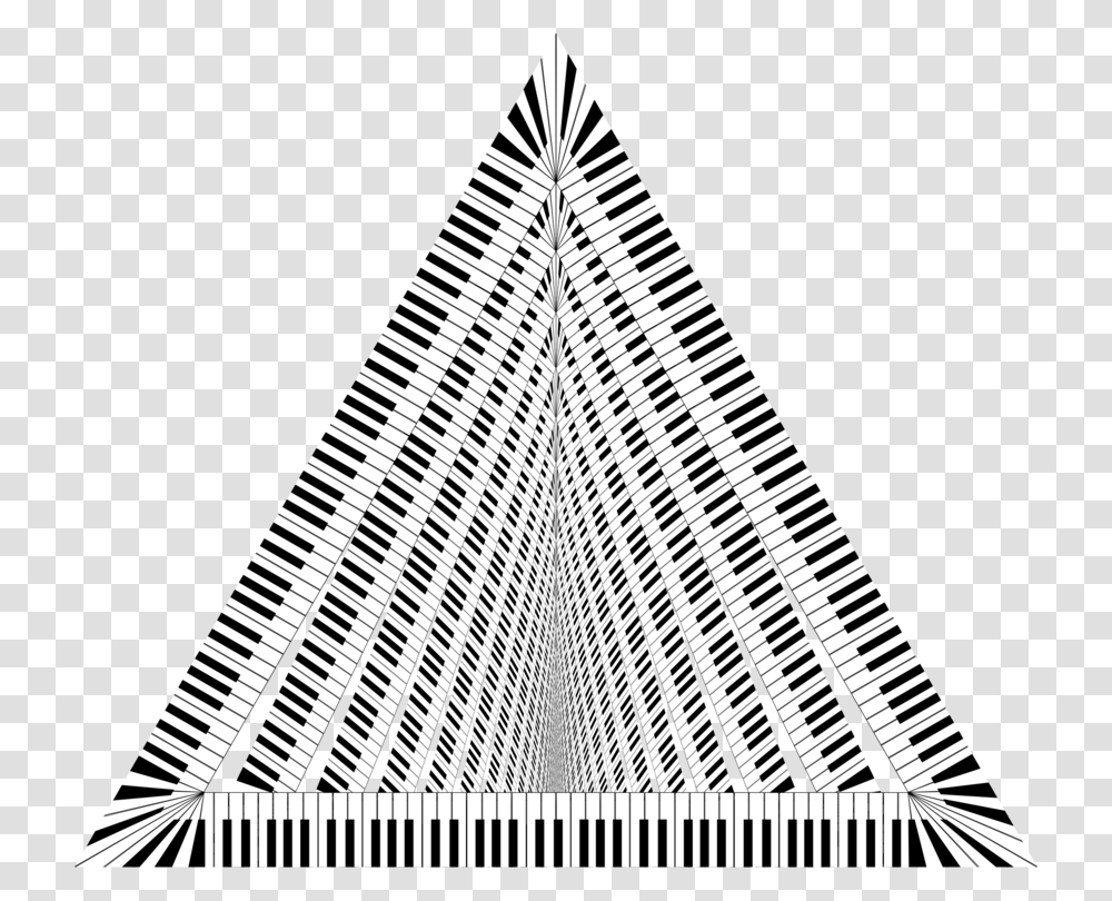 Triangle Instrument Clipart Triangle Piano Keys, Building, High Rise, City, Urban Transparent Png