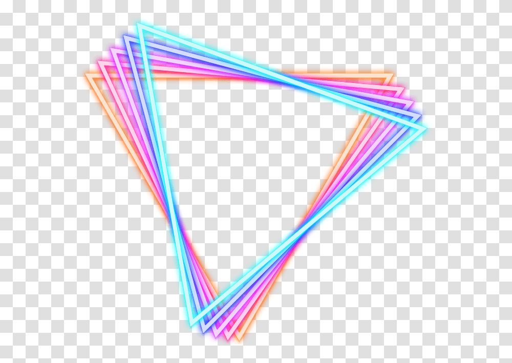 Triangle, Light, Laser, Neon Transparent Png