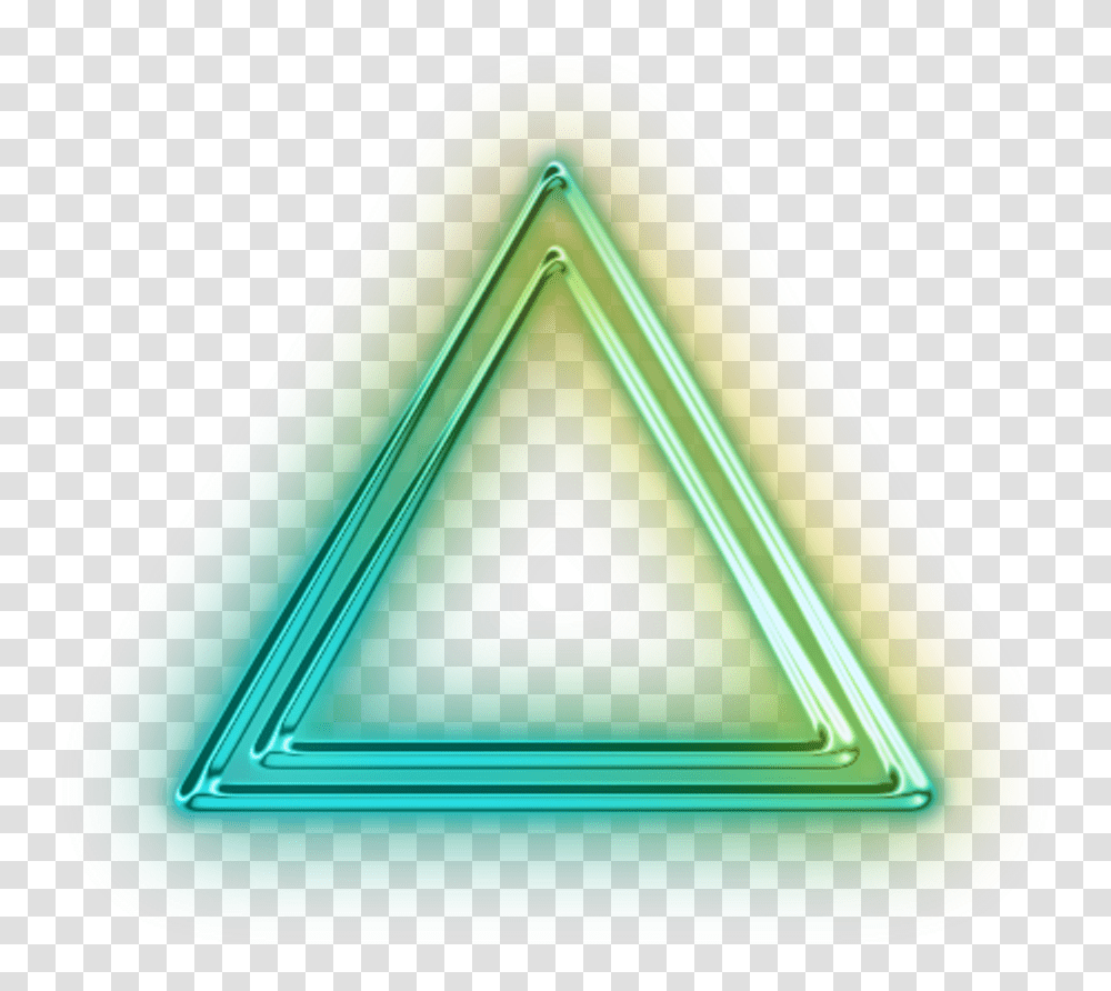 Triangle Neon Clear Background Triangle Transparent Png