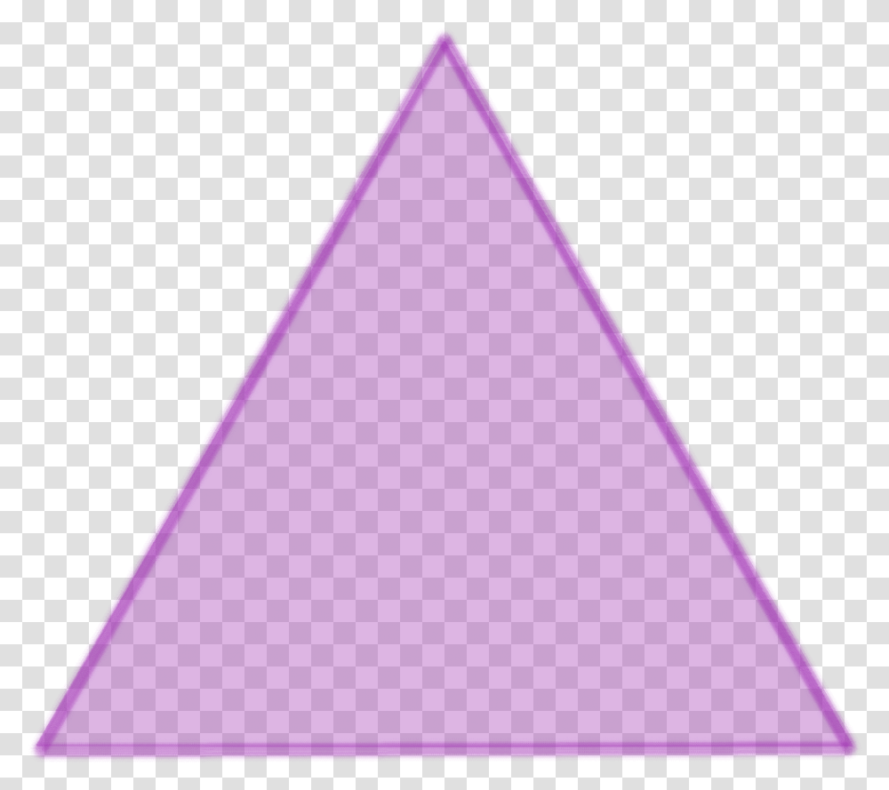 Triangle Purple Freetoedit Geometric Trigon Frame Triangle Transparent Png