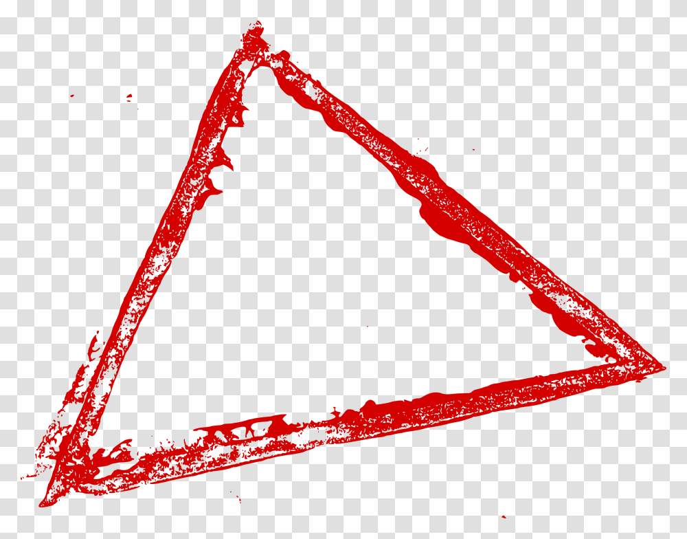 Triangle Red Triangle Red Aesthetic Triangle Outline, Axe, Tool, Plot, Construction Crane Transparent Png