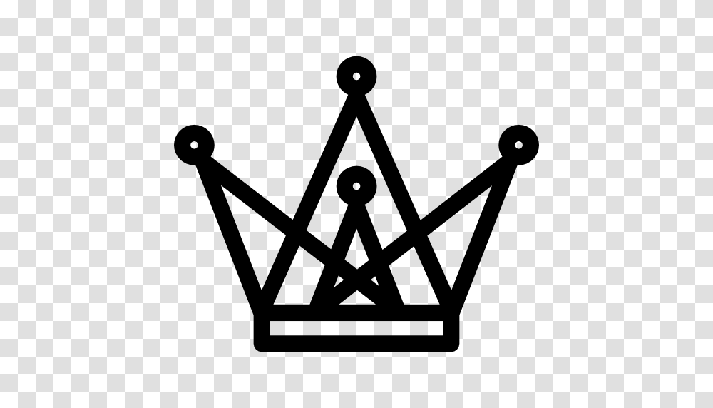 Triangle Royal Crown Triangle Outlines Circle Shapes Crown, Gray, World Of Warcraft Transparent Png