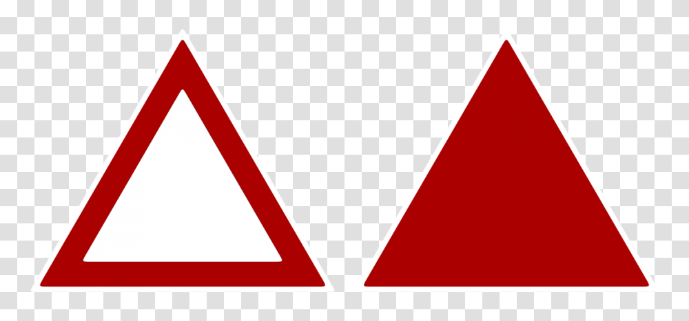 Triangle Sign Model Red Stock, Logo, Trademark Transparent Png