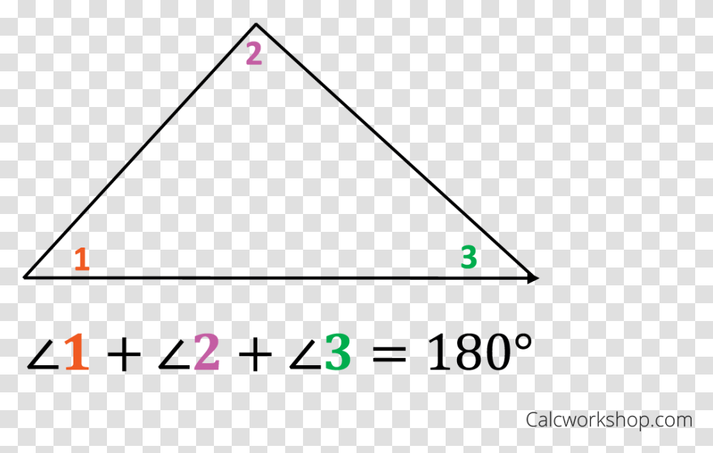 Triangle Sum Theorem Triangle, Number, Pac Man Transparent Png