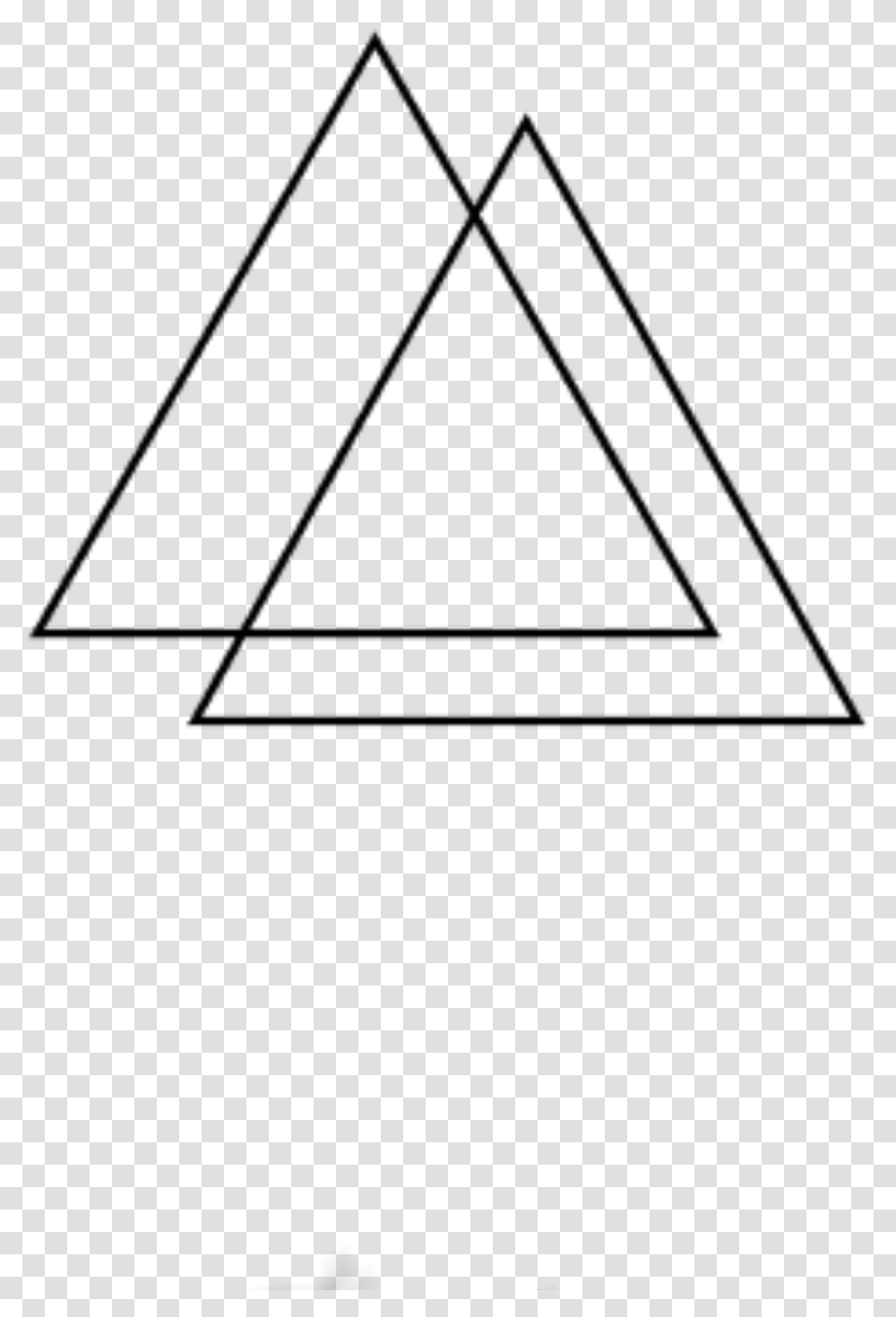 Triangle Tumblr Aesthetic Remixit Triangles Aesthetic Triangle Transparent Png
