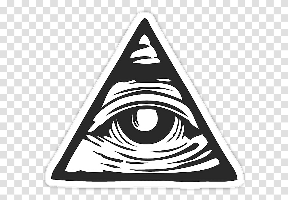 Triangle Tumblr Illuminati, Sign, Road Sign Transparent Png