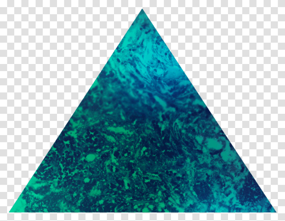 Triangle Water Color Blue Triangle Transparent Png