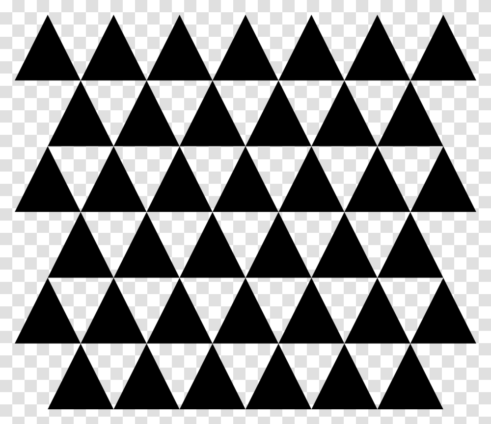 Triangle White And Black, Pattern, Chess, Game, Rug Transparent Png