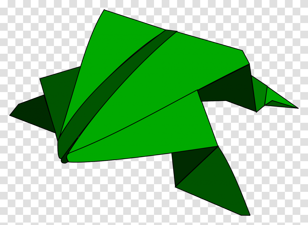 Triangleplantgrass Origami Frog, Paper, Axe, Tool Transparent Png