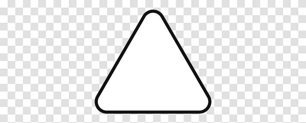 Triangles Rounded Triangle White Transparent Png