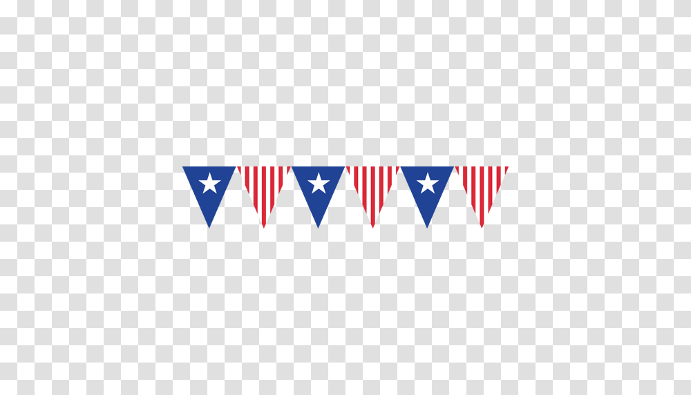 Triangles Usa Flag Bunting, Home Decor, Texture, American Flag Transparent Png
