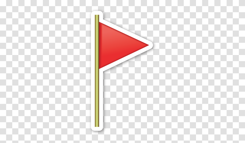 Triangular Flag On Post Emoticons Extras Flag, Label, Triangle, Electronics Transparent Png