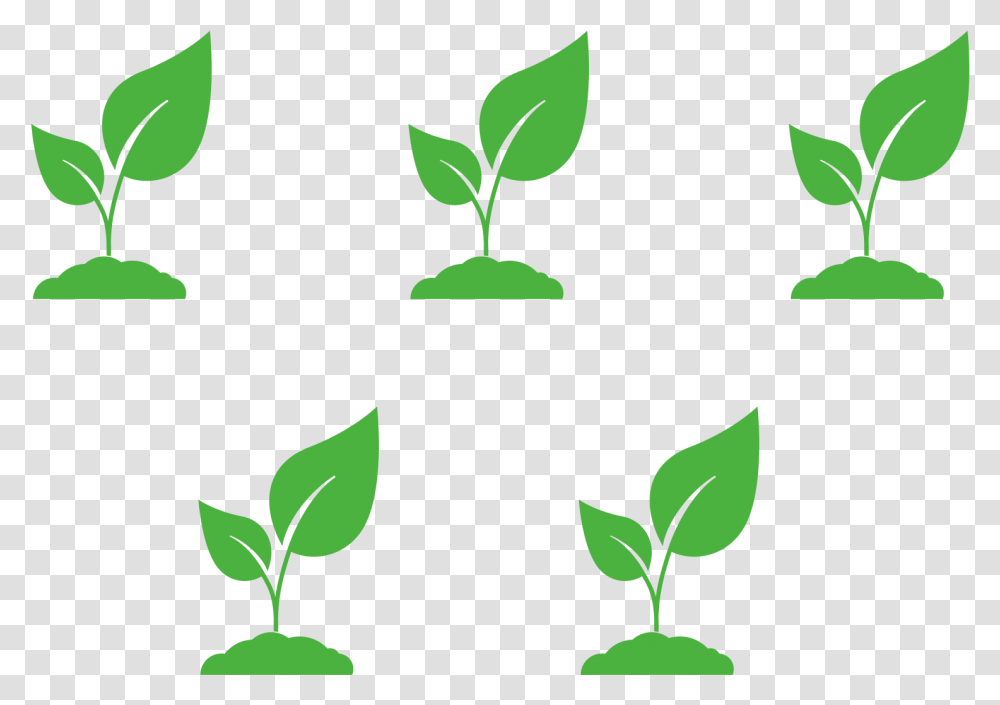 Triangular Planting Pattern, Green, Leaf, Vase, Jar Transparent Png