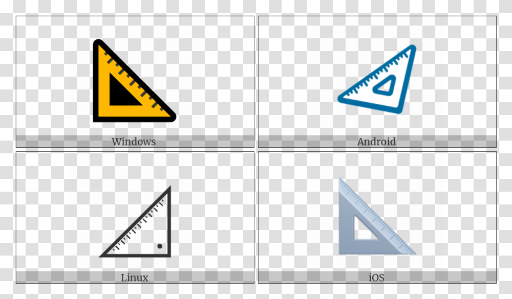 Triangular Ruler On Various Operating Systems Triangle, Number, Star Symbol Transparent Png
