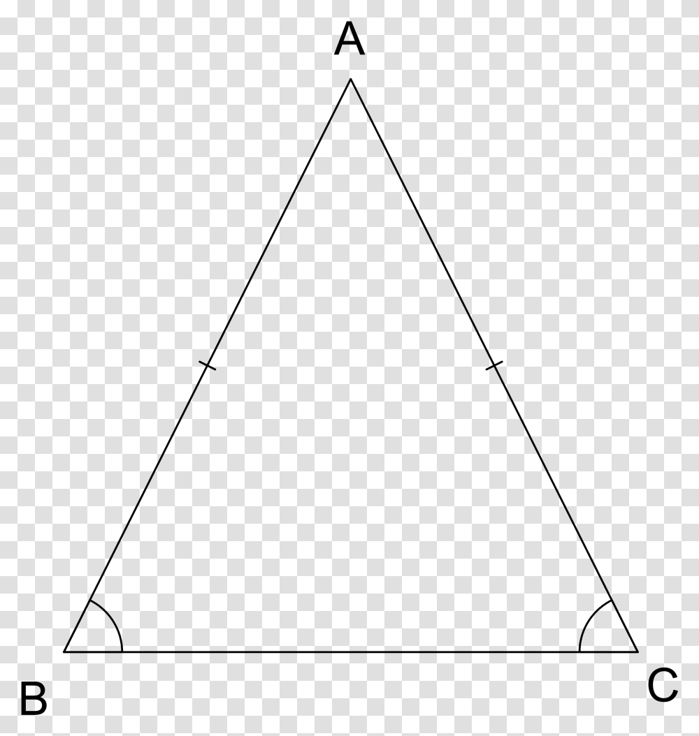 Triangulo Issceles Teorema Triangle, Gray, World Of Warcraft Transparent Png
