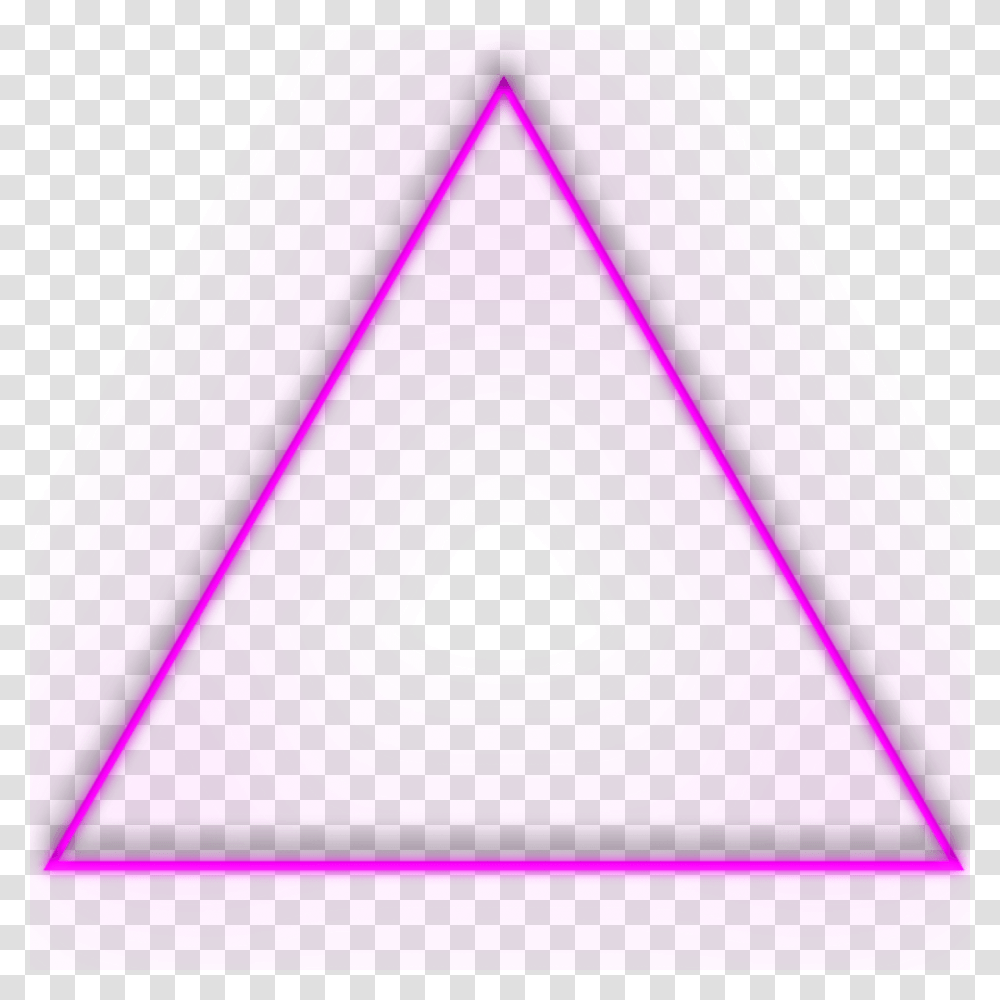Triangulo Neon Image, Triangle Transparent Png