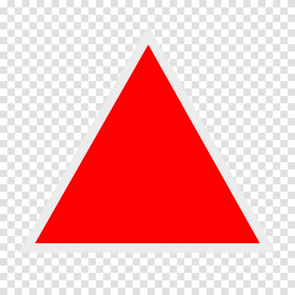 Triangulo Rojo Image, Triangle Transparent Png