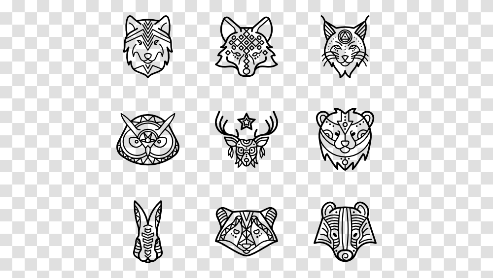 Tribal Animals Tribal Animal Icons, Gray, World Of Warcraft Transparent Png