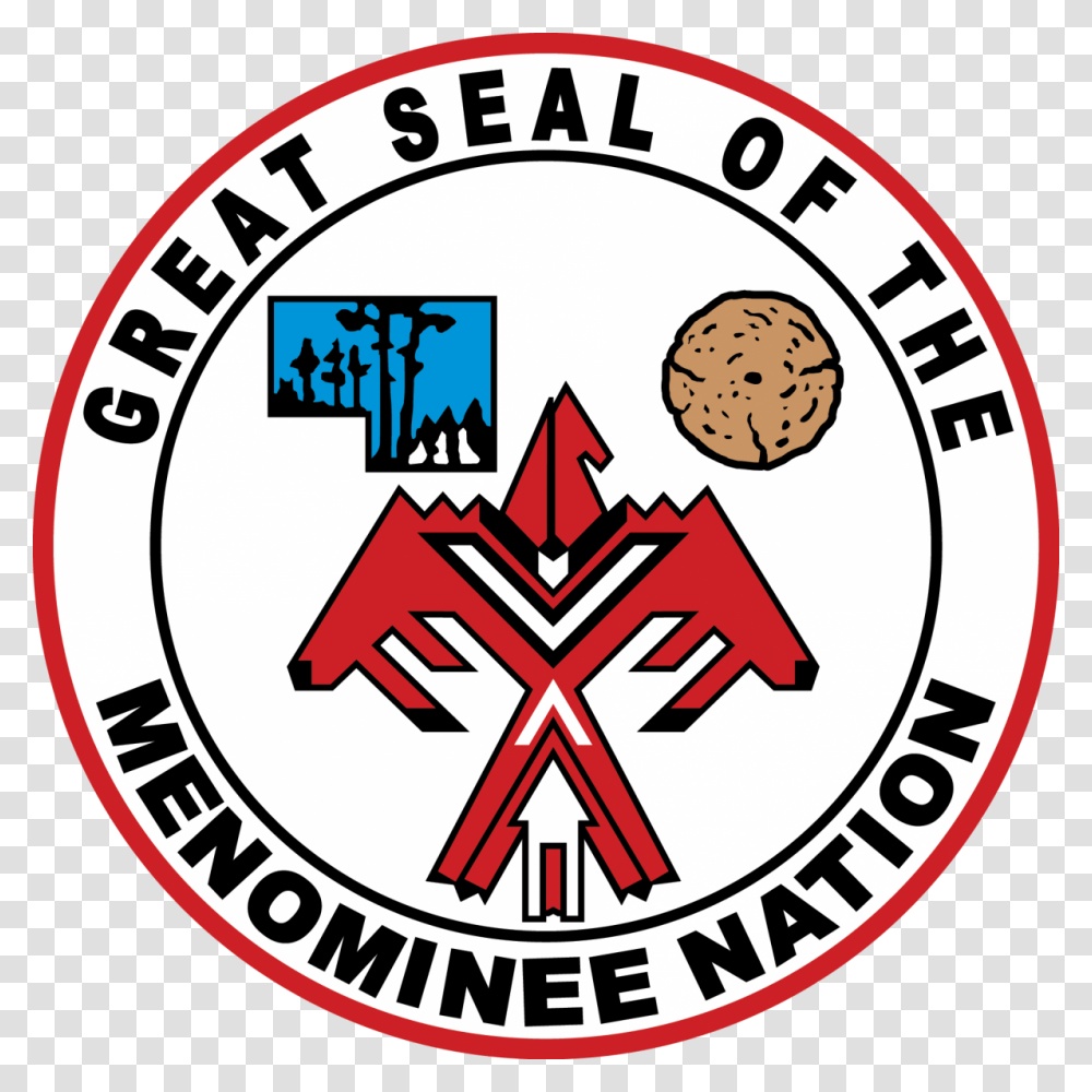 Tribal Circle Menominee Tribe Logo, Label, Trademark Transparent Png
