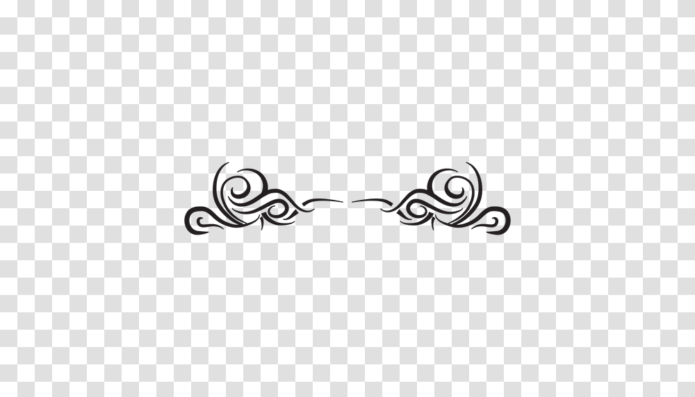 Tribal Divider Curly Pinstripes, Pattern, Embroidery, Knot Transparent Png