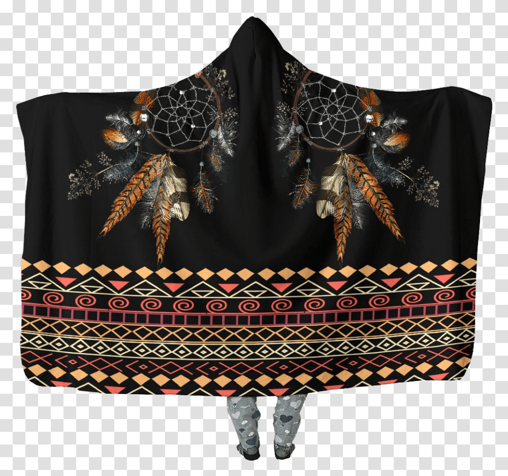 Tribal Dream Dreamcatcher Hoodie Blanket Stole, Apparel, Robe, Fashion Transparent Png