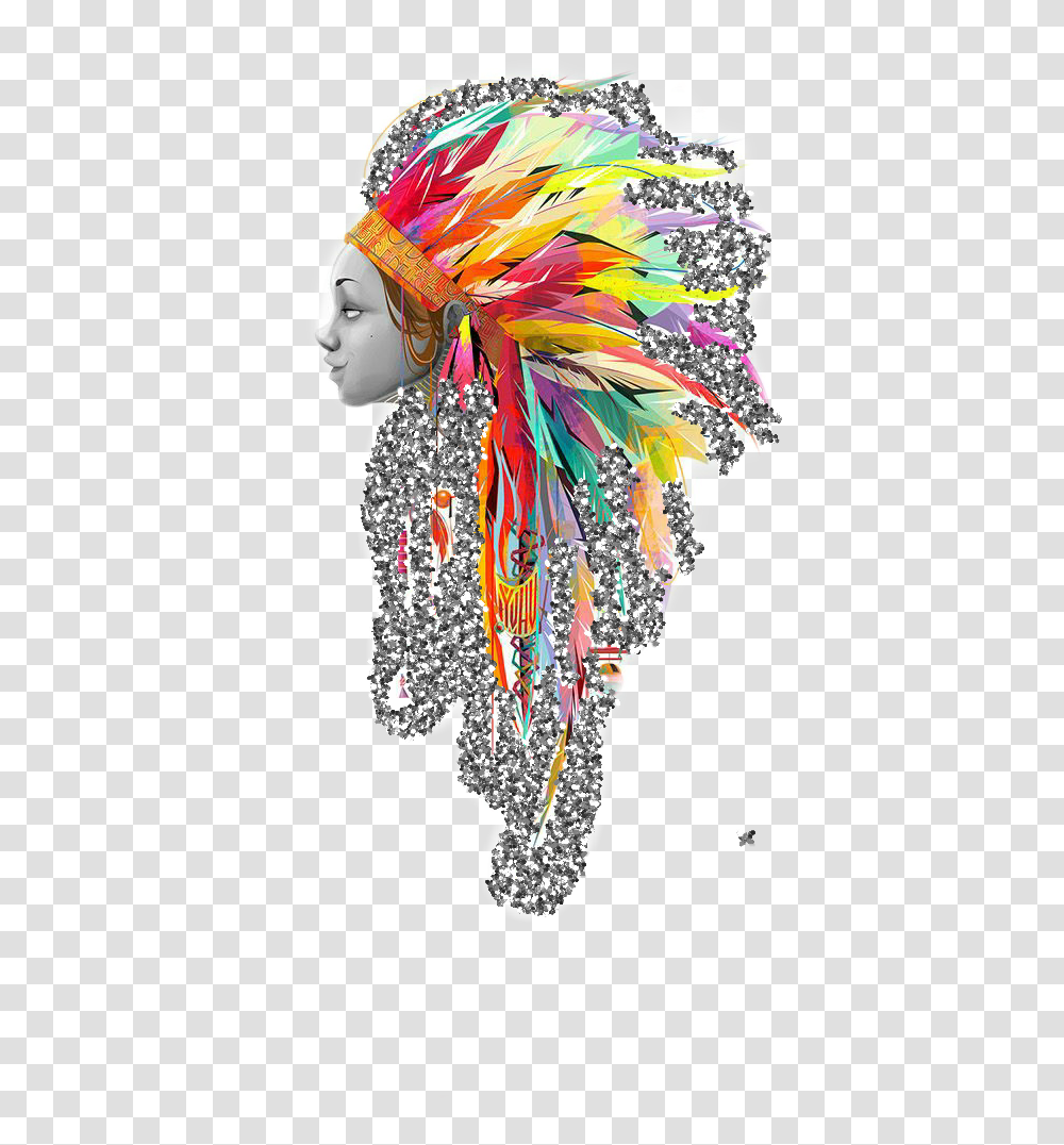 Tribal Feather Papel De Parede Indio, Head, Person Transparent Png