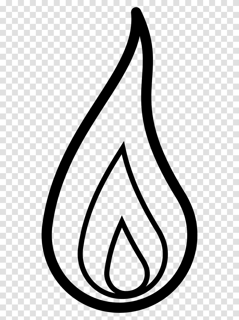 Tribal Flame Drawings Easy Blue Candle Free Drawing Flame Clipart Black And White, Gray, World Of Warcraft Transparent Png