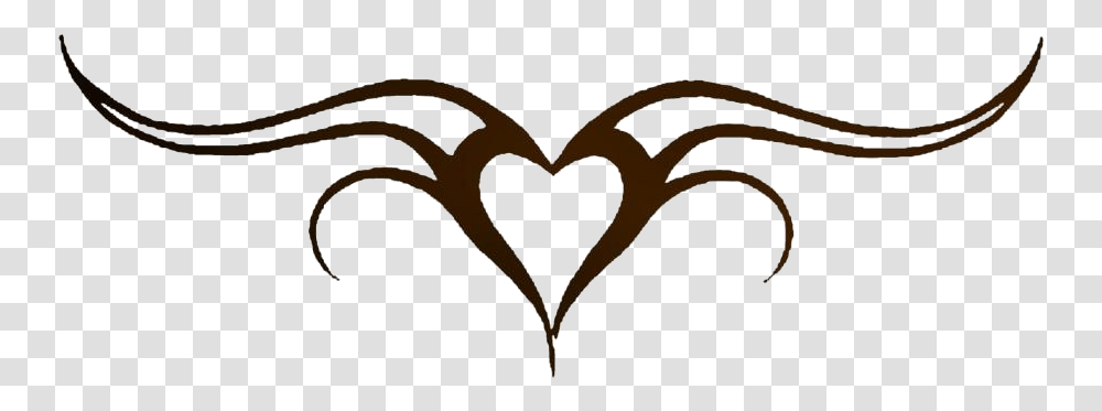 Tribal Heart Tattoo Designs Clipart Heart Transparent Png