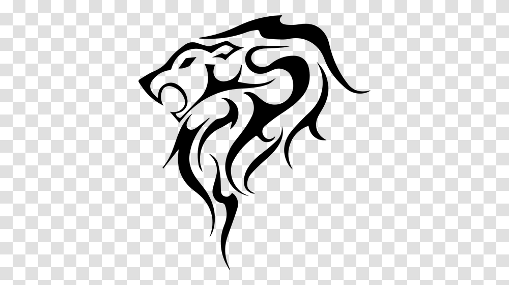 Tribal Panther Vector Clip Art Snow Flakes And Paper Cuttings, Gray, World Of Warcraft Transparent Png