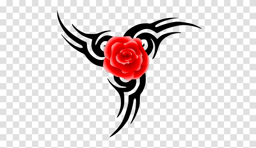 Tribal Tattoo With Rose Clip Arts For Web, Plant, Flower, Blossom, Dahlia Transparent Png